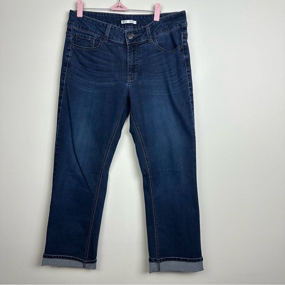 Riders by Lee Women's Straight Leg Jeans - Dark Blue Size 12P